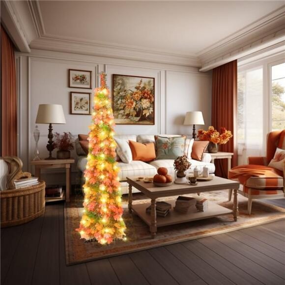 Fall Decor, Fall Tree, Great Fall Decorations for Home Porch, Fall Porch Decor - Picture 5 of 8